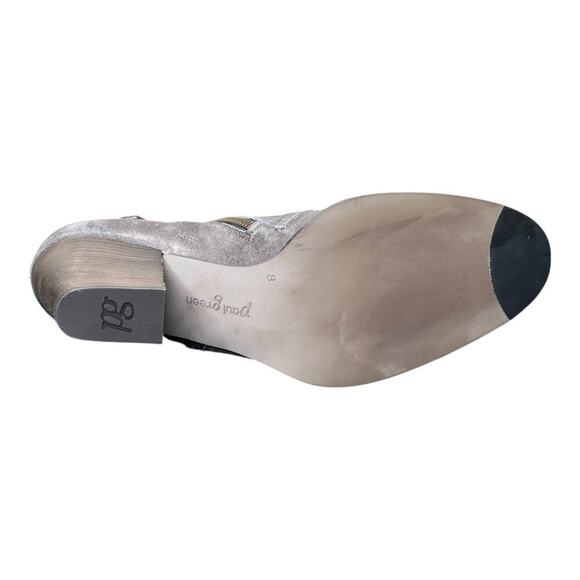 Paul Green Malibu Earth Antique Metallic Booties Size EU 8/US 10.5 - Picture 9 of 10